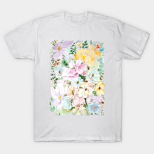 flowers and leaves arrangement 2021 T-Shirt